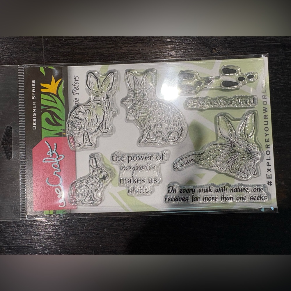 Clear Stamps with Rabbit Designs